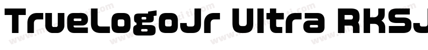 TrueLogoJr Ultra RKSJ H字体转换